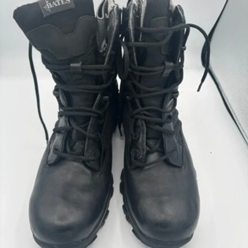 Bates Tactical Boots Mens Sz 12 Black GORE-TEX Side Zip Combat Work